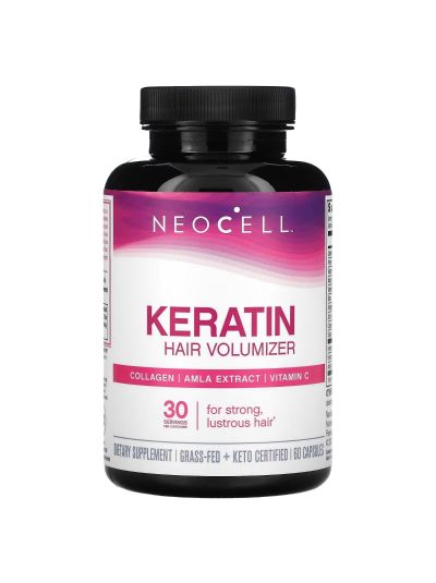 NeoCell Keratin Hair Volumizer, 60 Capsules