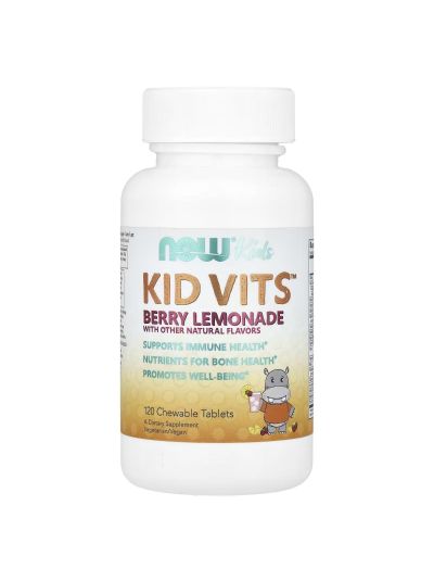 NOW Foods, Kid Vits, Beerenlimonade, 120 Kautabletten