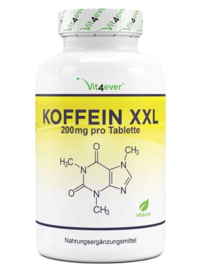 Vit4ever Koffein XXL 200mg - 500 Tabletten