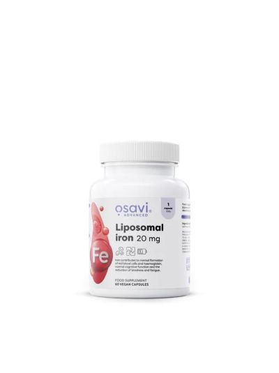 Osavi, Liposomal Iron 20 mg - 60 vegan capsules