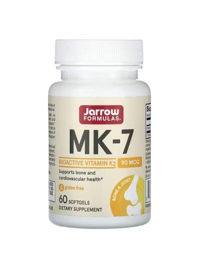 Jarrow Formulas MK-7, 90 mcg, 60 Softgels
