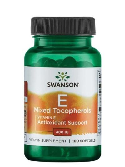 SWANSON VITAMIN E MIXED TOCOPHEROLS 400 IU 100 SOFTGELS