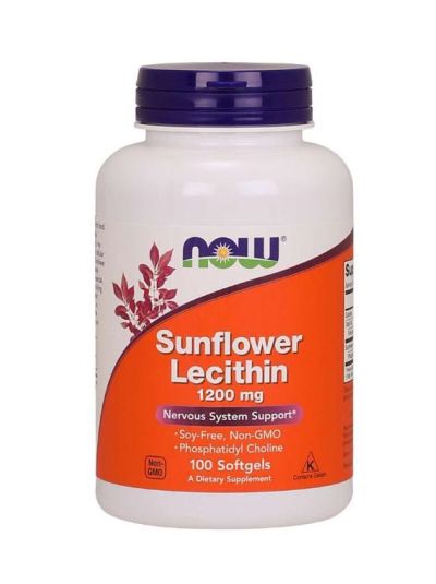 NOW FOODS SONNENBLUMEN LECITHIN 1.200 MG 100 SOFTGELS