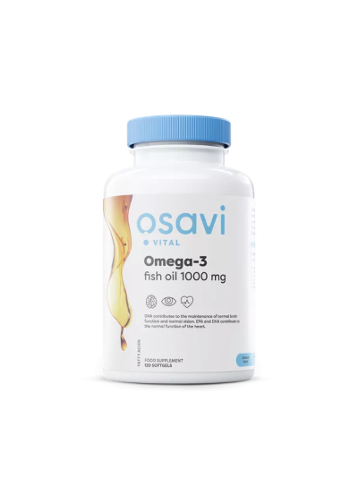 Osavi Omega-3 Fish Oil Molecularly Distilled - 1000mg - 120 softgels