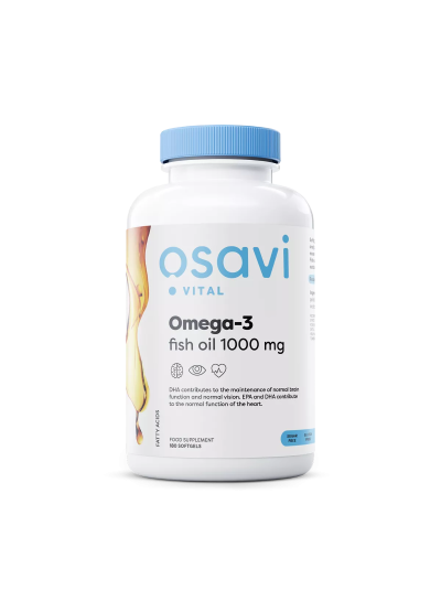 Osavi Omega-3 Fish Oil Molecularly Distilled - 1000mg - 180 softgels