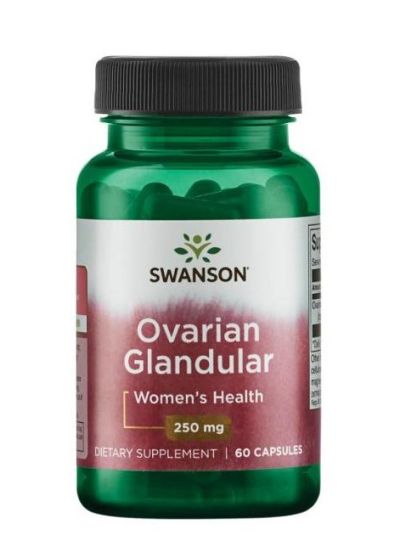 SWANSON OVARIAN GLANDULAR EIERSTOCK DRÜSE (AUS RINDER) 250 MG 60 KAPSELN