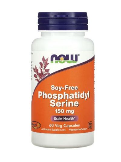 Now Foods Phosphatidyl-Serin, ohne Soja, 150 mg, 60 pflanzliche Kapseln