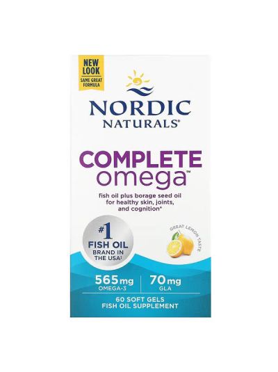 Nordic Naturals, Complete Omega, Lemon, 60 Soft Gels
