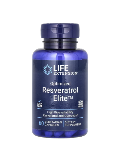 Life Extension, Optimized Resveratrol, 60 pflanzliche Kapseln