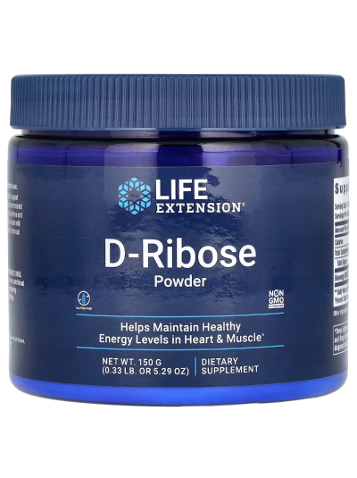 Life Extension, D-Ribose Powder,150 g