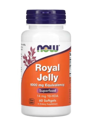 Now Foods Gelée Royale, 1.000 mg, 60 Weichkapseln