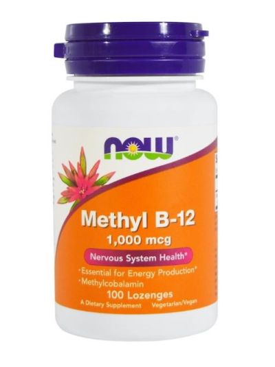 NOW FOODS VITAMIN B12 (METHYLCOBALAMIN) 1.000 MCG, 100 LUTSCHTABLETTEN