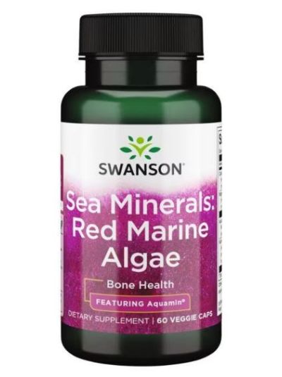 Swanson Ultra Meeresmineralien Rote Mineralalgen Mit Aquamin 60 Vege Kapseln