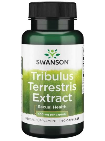 Swanson Superior Herbs - Tribulus Terrestris-Extrakt 500MG 60 KAPSELN