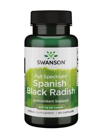 Swanson Full Spectrum Spanish Black Radish, 500mg - 60 caps