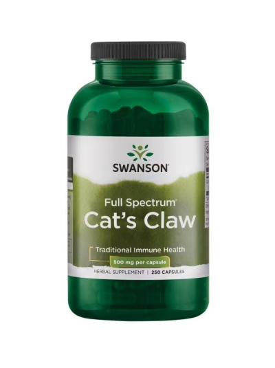 Swanson Premium - Vollspektrum-Katzenkralle, 250 Kapseln
