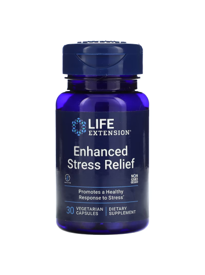 Life Extension, Enhanced Stress Relief, 30 pflanzliche Kapseln