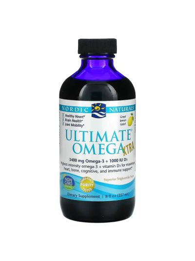 Nordic Naturals, Ultimate Omega Xtra, Lemon, 237 ml