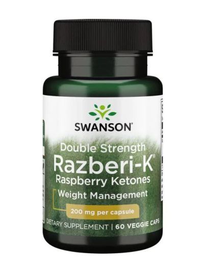 Swanson Doppelte Stärke Razberi-K geweight-kontrolle, 200mg - 60 vcaps