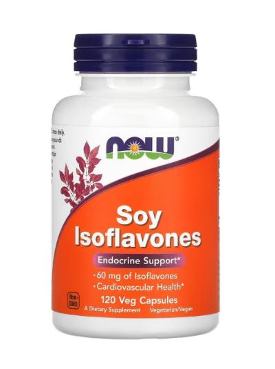 NOW Foods Soja-Isoflavone, 120 vegetarische Kapseln