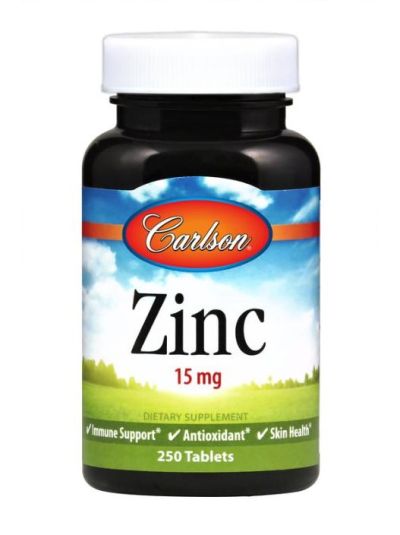 Carlson Labs Zink 15 mg 250 Tabletten